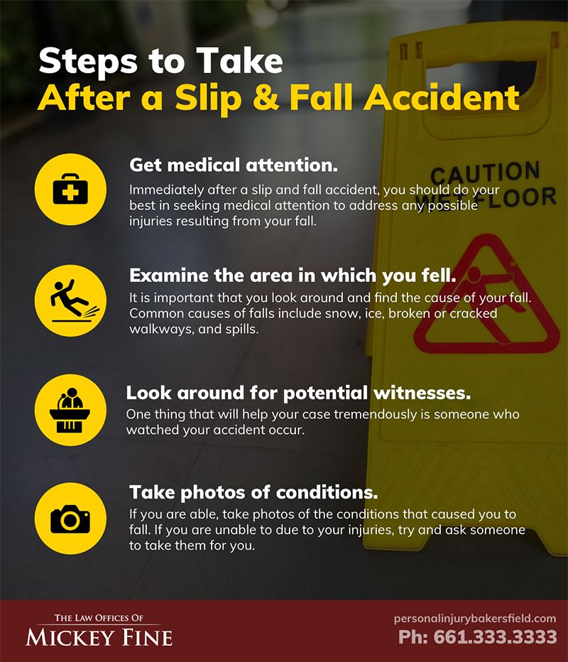 Steps to Take After a Slip and Fall