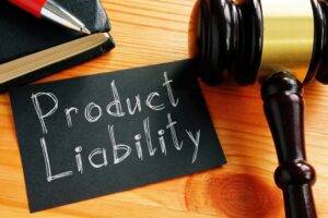 Product Liability is shown on the photo using the text