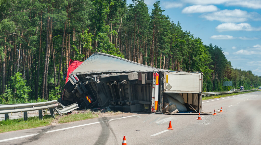 Image de accidente de camión