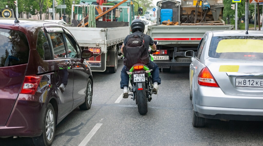 How to Prove Fault in Motorcycle Accidents Caused by Lane Splitting